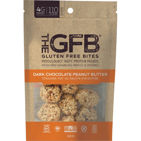 Gluten Free Bar Dark Chocolate Peanut Butter Bites 113g