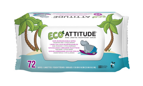 Attitude Baby Wipes Biodegradable 72 Wipes