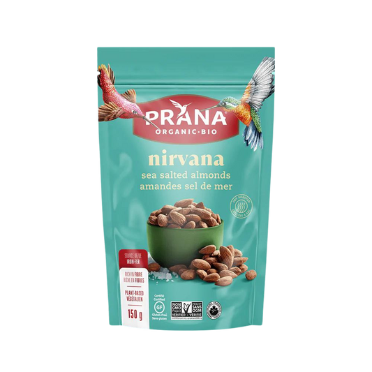 Prana Organic Nirvana Sea Salted Almonds 150g
