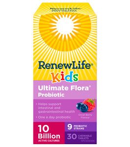 Renew Life Ultimate Flora Kids 10 Billion 60 Chewable Tablets