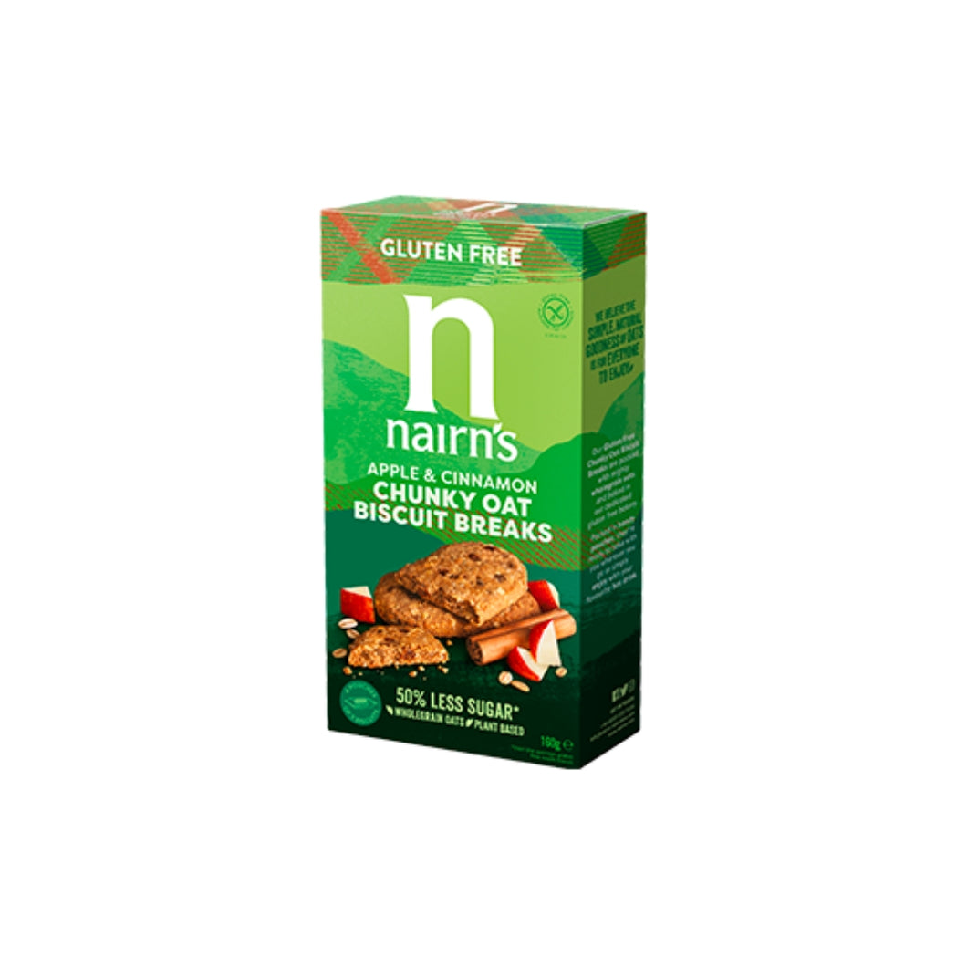 Nairns Gluten Free Apple Cinnamon Chunky Oat Cookies