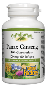Natural Factors Panax Ginseng 100mg 60 Softgels