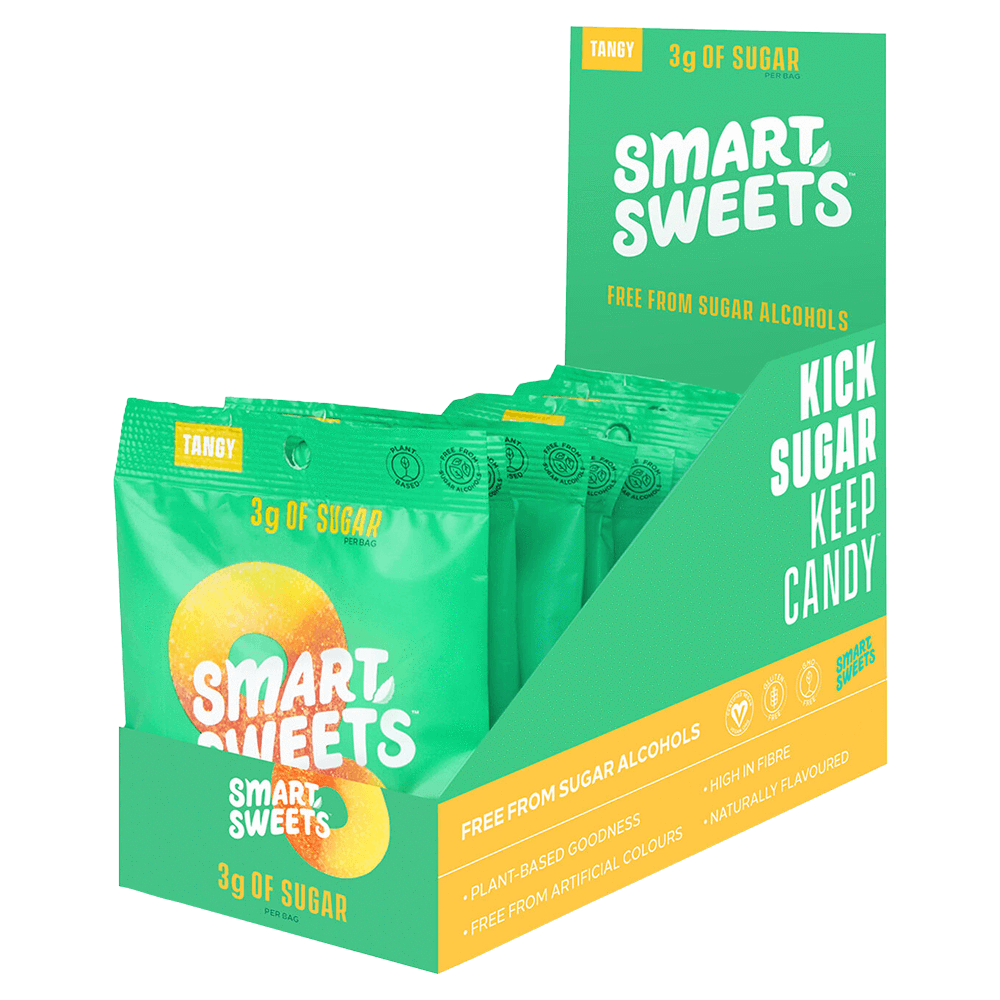 SmartSweets Peach Rings 50g 12 Pack