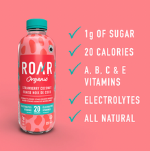 Load image into Gallery viewer, Roar Organic Hydration Drink Strawberry Coconut 532ml

