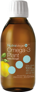 NutraVege Double Strength Lemon Vegan Omega-3 200ml