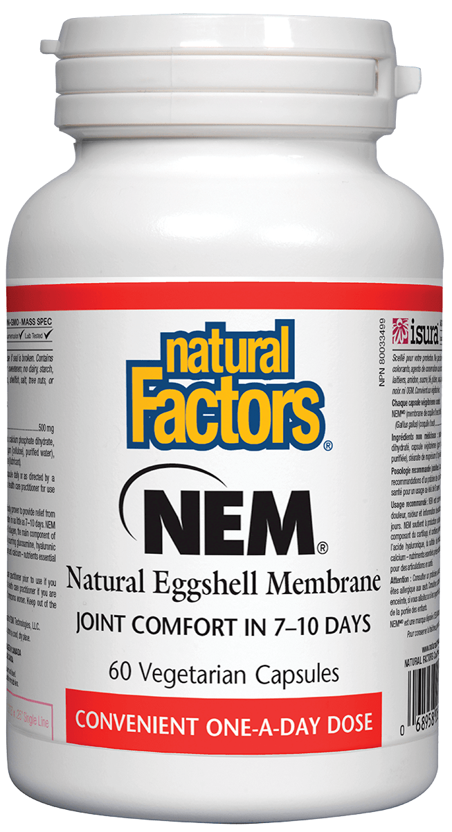 Natural Factors NEM 500mg 60 Vegetarian Capsules