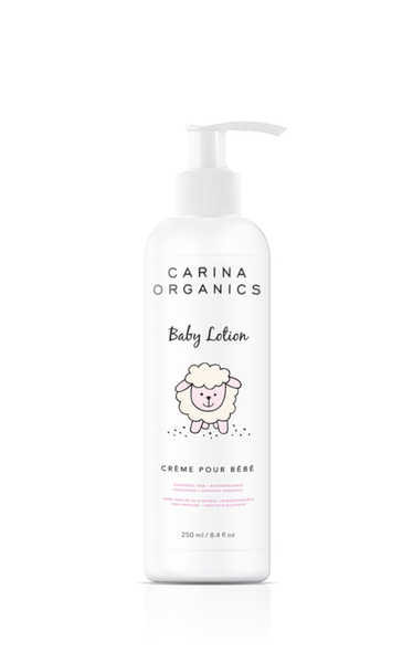 Carina Organics Baby Lotion Unscented 250ml