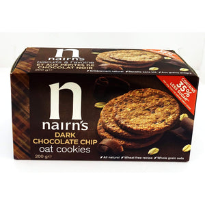 Nairns Dark Chocolate Oat Cookies 200g
