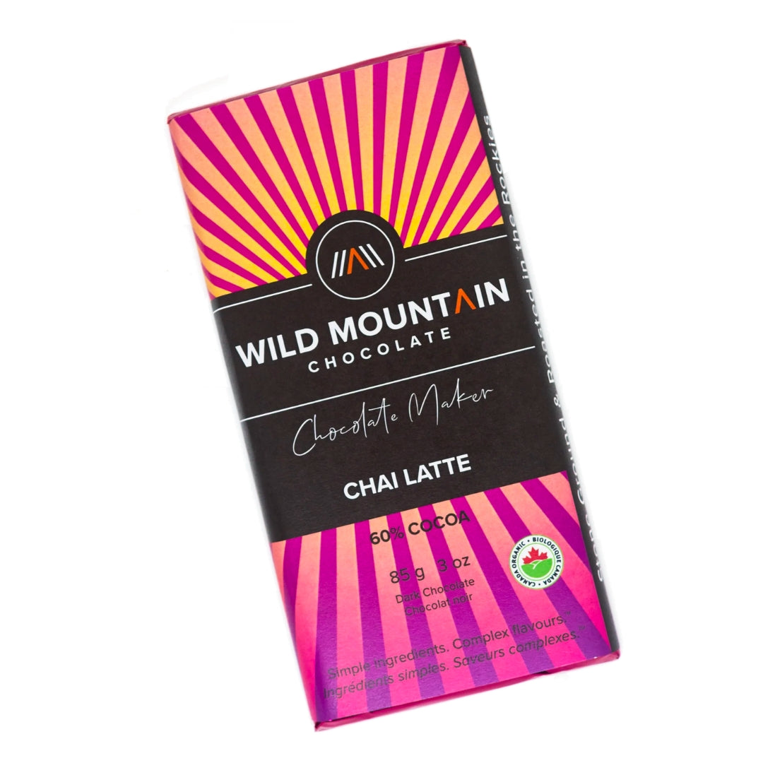 Wild Mountain Chai Latte Dark Chocolate 60% 85g