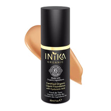 Load image into Gallery viewer, Inika Organic Liquid Foundation in Honey 30ml
