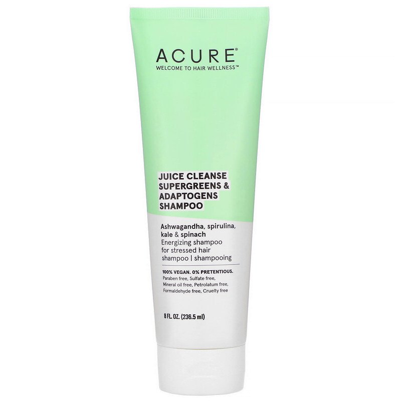 Acure Juice Cleanse Supergreens and Adaptogens Shampoo 237ml
