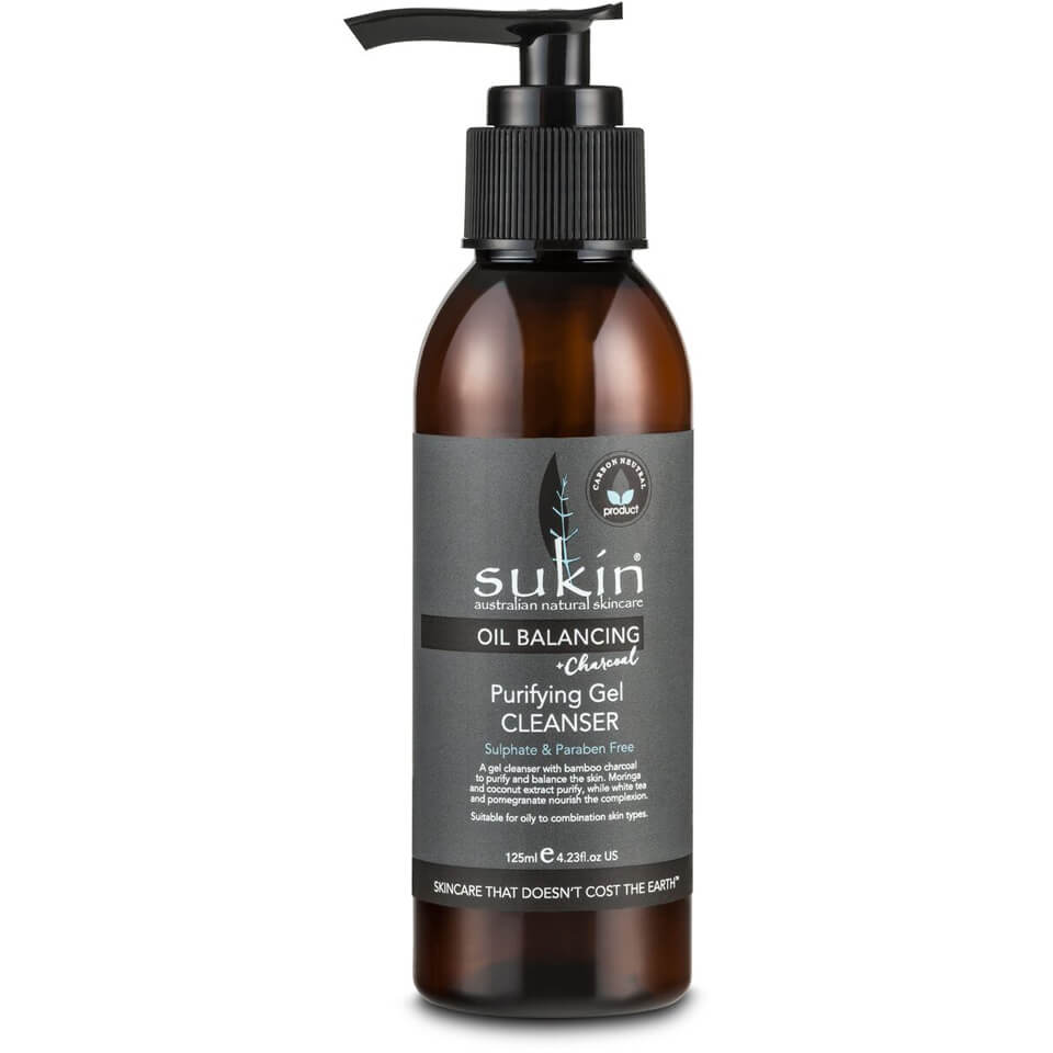 Sukin Charcoal Gel Cleanser 125ml