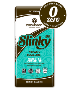 Zazubean Slinky Zero Creamy Oat Hazelnut 80g