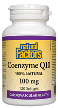 Load image into Gallery viewer, Natural Factors CoQ10 100mg 120 Softgels
