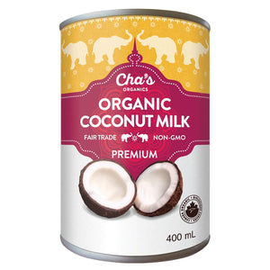 Cha's Premium Organic Coconut Milk 400ml