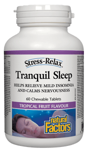 Natural Factors Tranquil Sleep 60 Chewable Tablets
