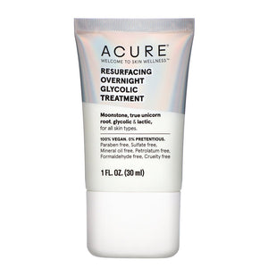 Acure Resurfacing Overnight Glycolic Treatment 30ml