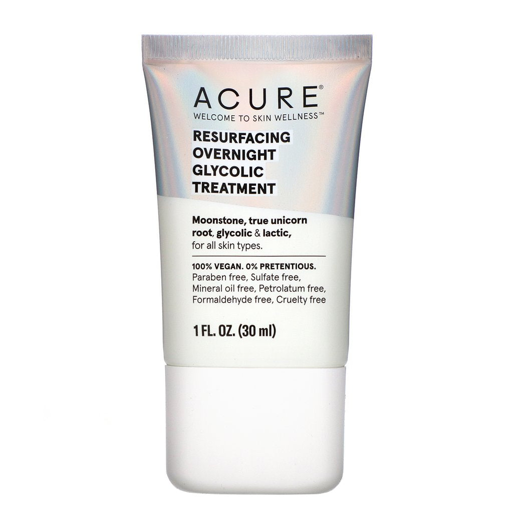 Acure Resurfacing Overnight Glycolic Treatment 30ml