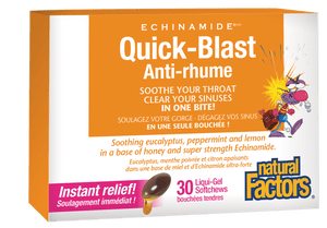 Natural Factors Quick-Blast Echinamide 30 Softchews