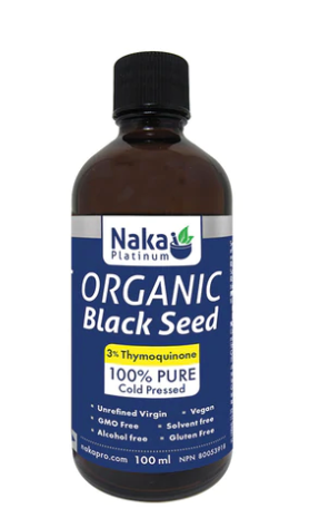 NAKA Pro Black Seed Organic Black Cumin Seed Oil 100mL