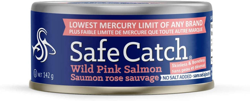 Safe Catch Wild Pink Salmon No Salt Added 142g