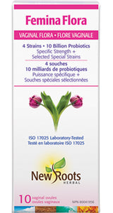 New Roots Femina Flora 10 Vaginal Ovules