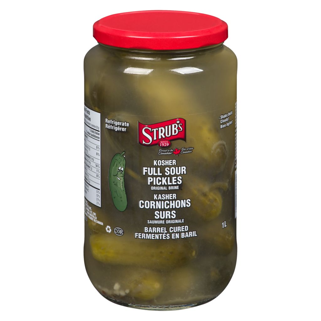 Strubs Baby Dill Pickles 750ml