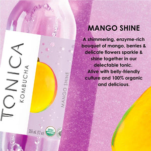 Tonica Mango Shine Kombucha 355ml