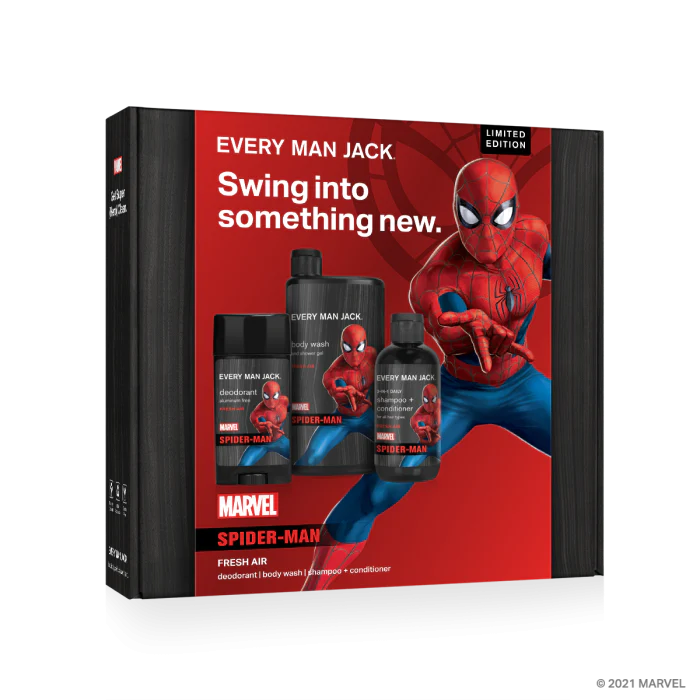 Every Man Jack Marvel Spiderman Gift Set