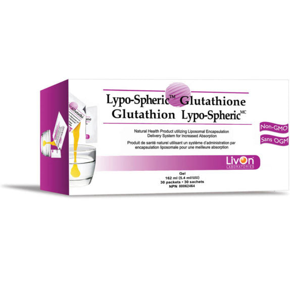 LivOn Labs Lypo-Spheric Glutathione 30 Packets