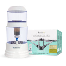 Load image into Gallery viewer, Santevia Gravity Water System With Fluoride Filter Countertop Model 15L

