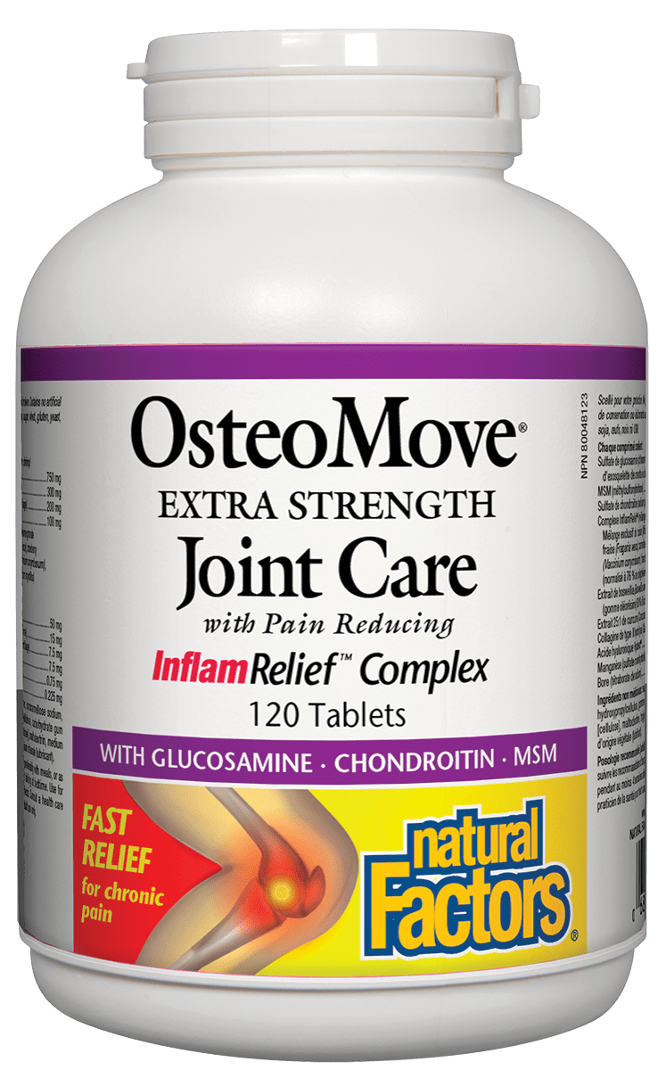 Natural Factors OsteoMove Extra Strength Joint Care 120 Tablets
