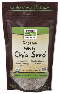 NOW White Chia Seeds 500g