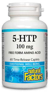 Natural Factors 5-HTP 100 mg 60 Vegetarian Capsules