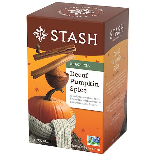 Stash Decaf Pumpkin Spice Black Tea 18 Tea Bags