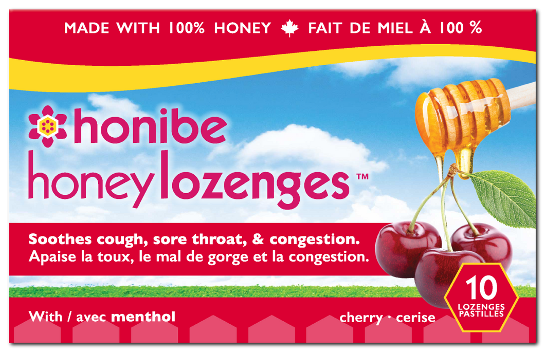 Honibe Cherry Lozenges 10pc
