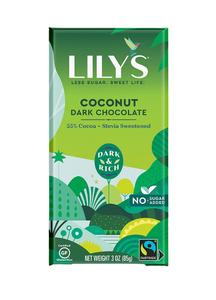 Lily's Dark Chocolate Coconut Bar 85g