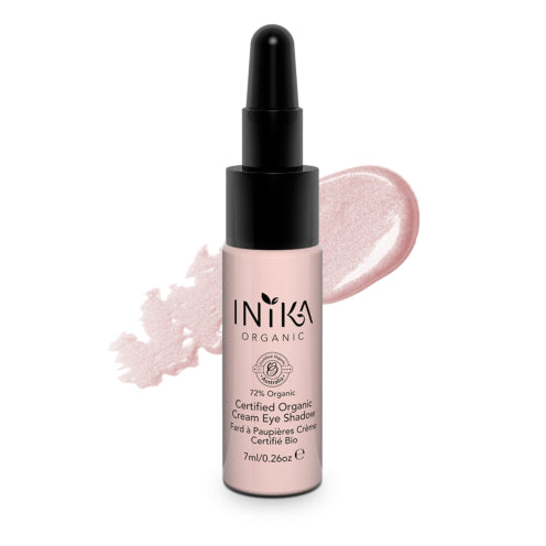 Inika Organic Certified Organic Cream Eyeshadow in Pink Cloud 7ml