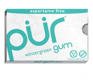 Pur Wintergreen Gum 9 Pieces