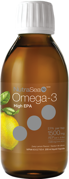 NutraSea High EPA Omega-3 Lemon 200ml