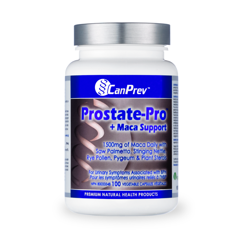 CanPrev Prostate-Pro + Maca Support 100 Vegetarian Capsules