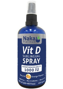 Naka Pro Vitamin D3 Spray 1000 IU 100ml