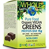WE&S Organic Vegan Greens Protein Bar 15g x 6 CS