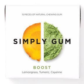 Simply Gum Natural Chewing Gum Boost 15 Pieces