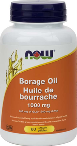 NOW Borage Oil 1000mg 60 Softgels