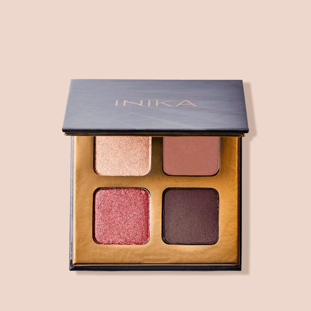 INIKA Organic Eyeshadow Quad Flowers 8g