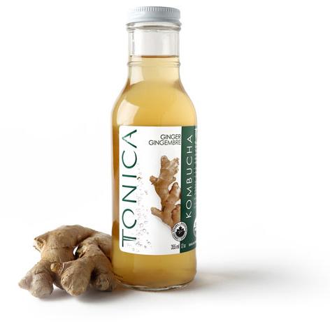 Tonica Crisp Ginger Kombucha 355ml