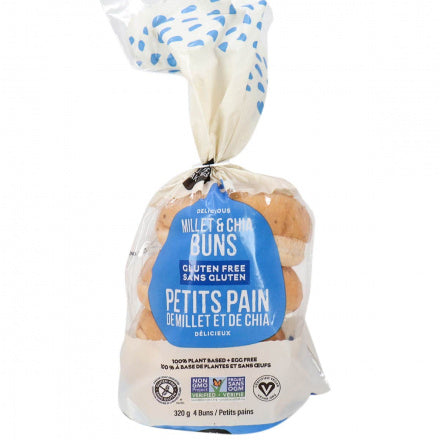 Little Northern Bakehouse Gluten Freen Millet and Chia Sandwich Buns 320g