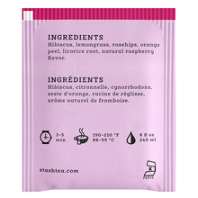Load image into Gallery viewer, Stash Wild Raspberry Hibiscus Herbal Tea 20 Bags
