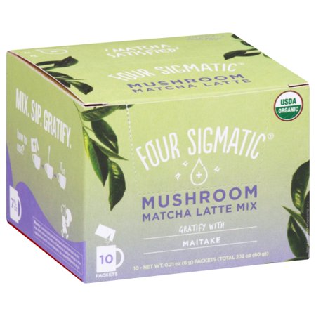 Four Sismatic Lions Mane Matcha Latte 10 Sachets